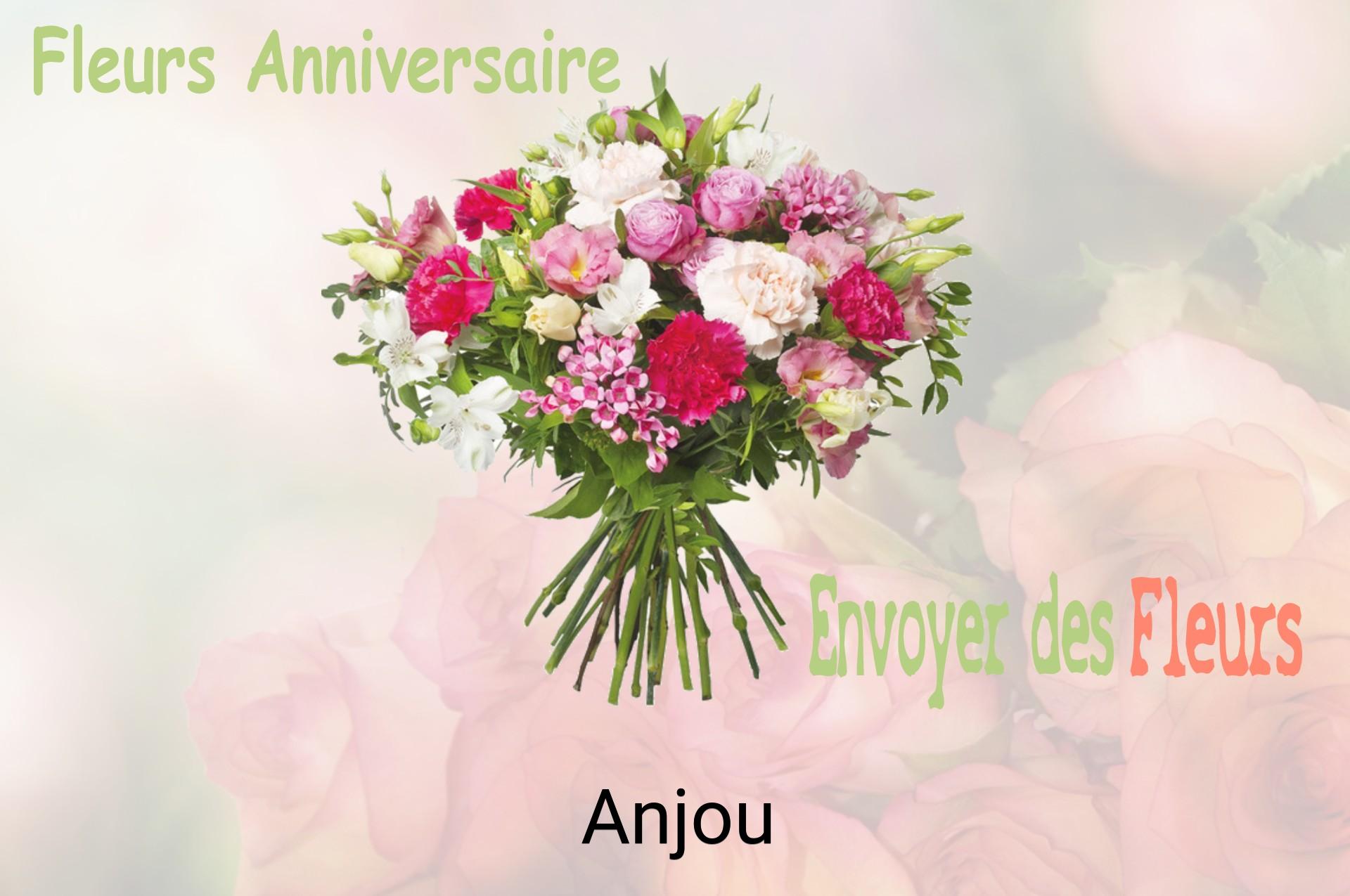 Bouquet de fleurs d’anniversaire livré à Anjou